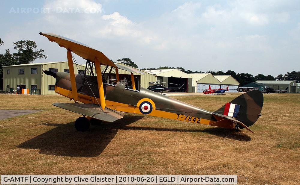 G-AMTF, 1941 De Havilland DH-82A Tiger Moth II C/N 84207, Ex: T7842 > G-AMTF > ZK-AVE > G-AMTF > OO-TMW > G-AMTF - In private hands since June 1952.