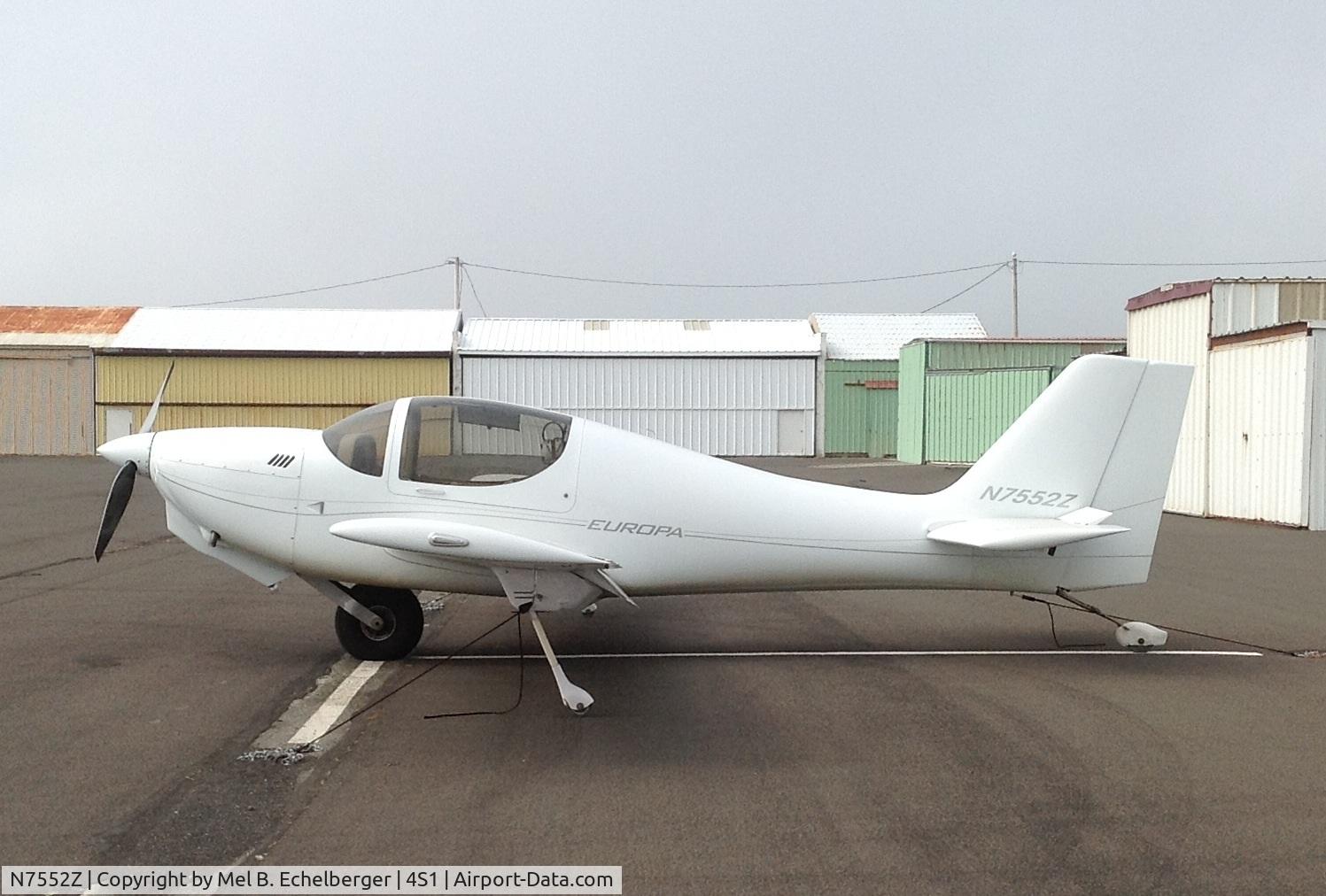 N7552Z, 1999 Europa Monowheel C/N A083, On the flight line....