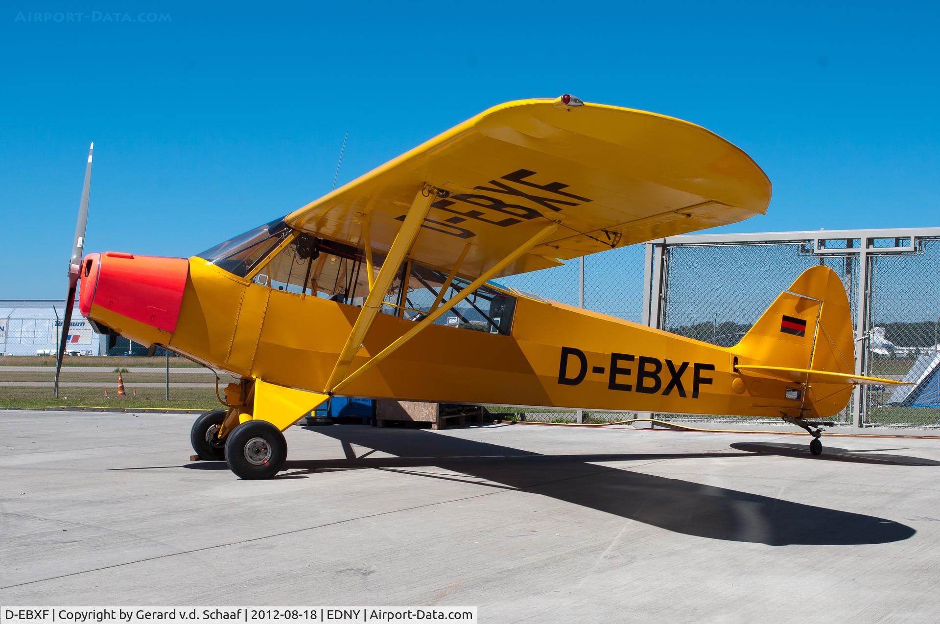 D-EBXF, 1954 Piper L-18C Super Cub (PA-18-95) C/N 18-3456, Taken at Dornier museum at Friedrichshafen, during the Do Days