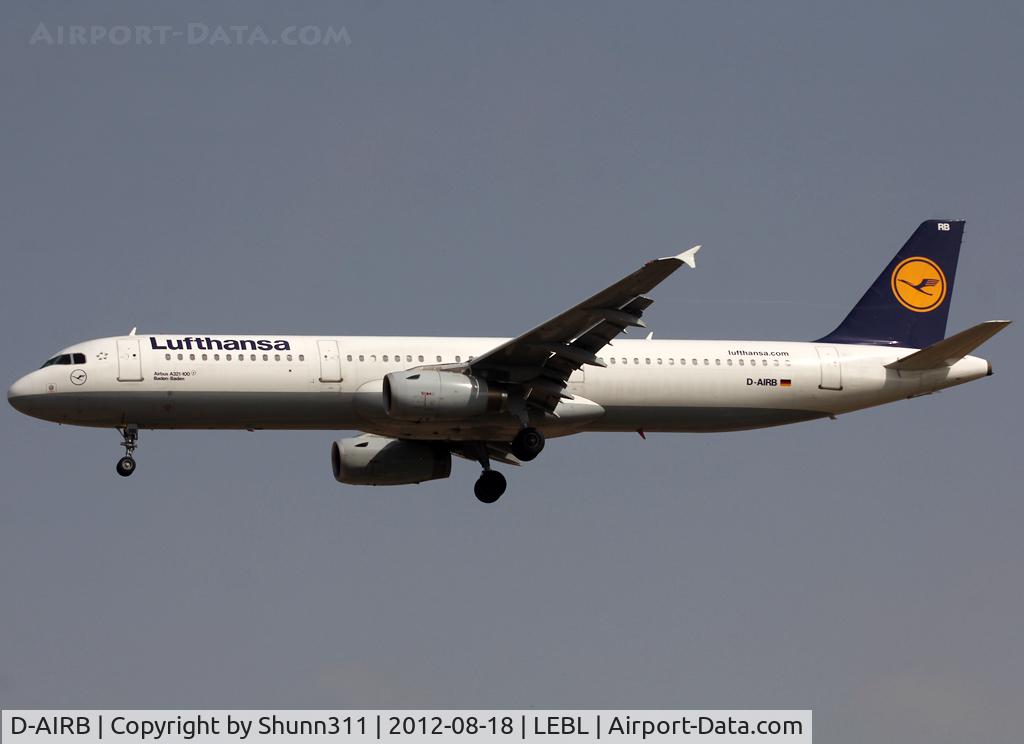 D-AIRB, 1993 Airbus A321-131 C/N 0468, Landing rwy 25R