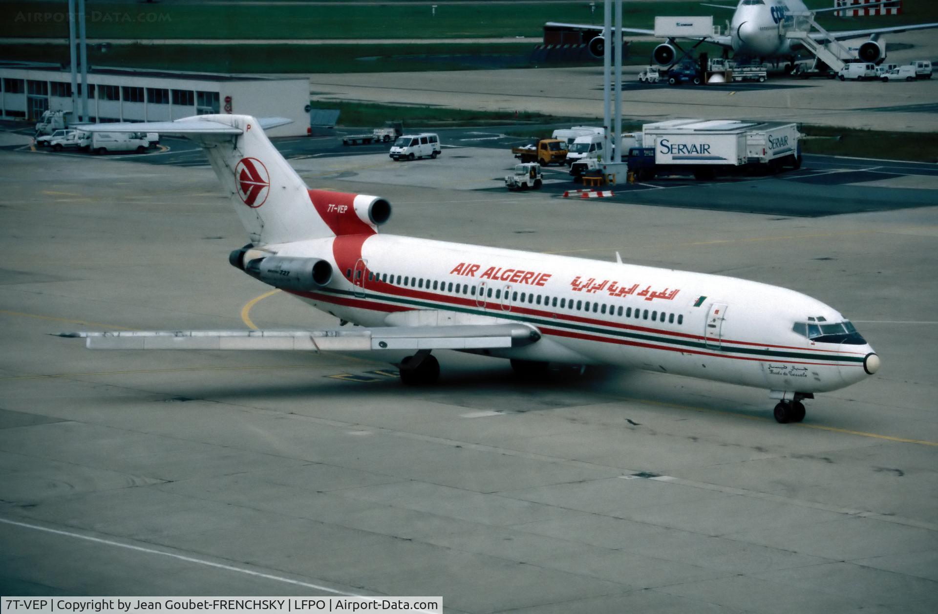 7T-VEP, 1976 Boeing 727-2D6 C/N 21284, old 727 Air Algérie Mont de Tessala