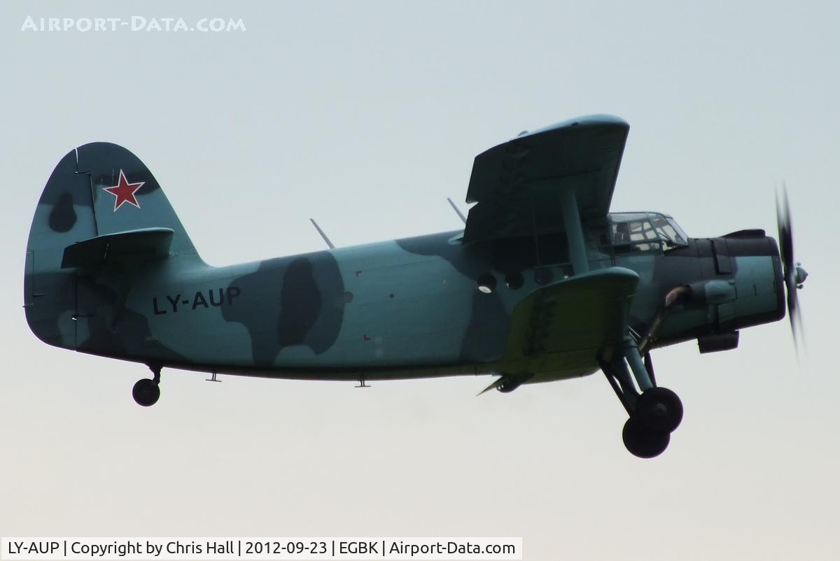 LY-AUP, 1984 Antonov An-2R C/N 1G206-49, at Sywell Aerodrome