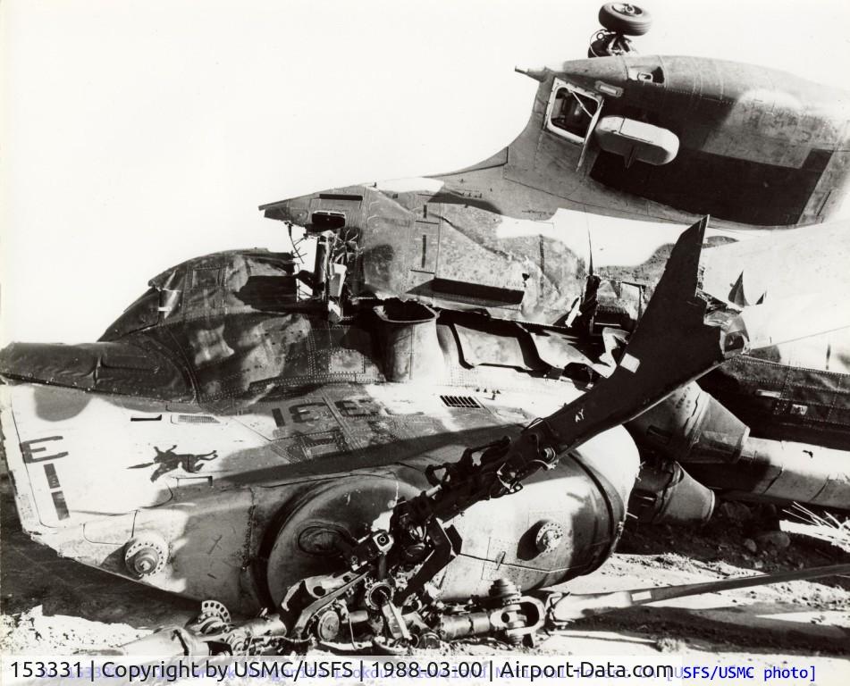 153331, 1966 Boeing Vertol CH-46E Sea Knight C/N 2219, Bu.153331