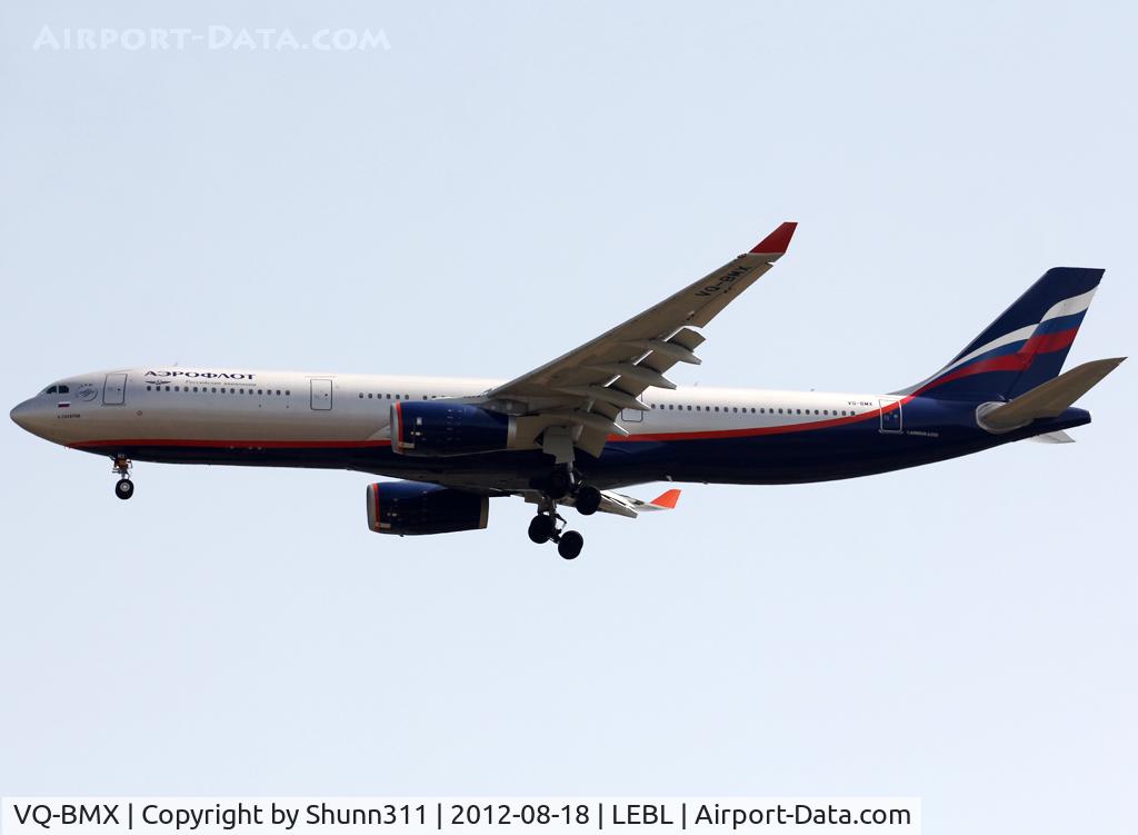 VQ-BMX, 2012 Airbus A330-343X C/N 1299, Landing rwy 07L