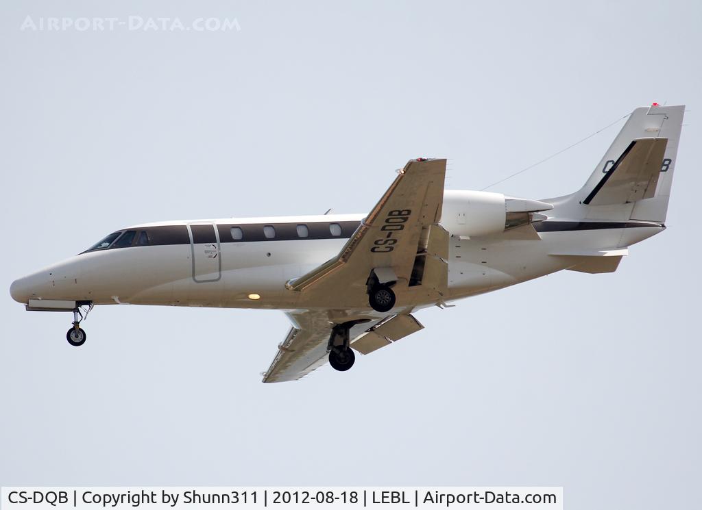 CS-DQB, 2008 Cessna 560XL Citation XLS C/N 560-5803, Landing rwy 07L