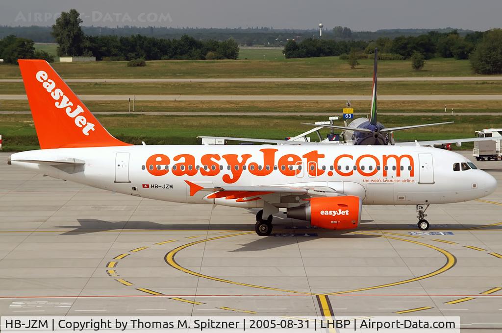 HB-JZM, 2004 Airbus A319-111 C/N 2370, EasyJet Switzerland HB-JZM; test reg: D-AVWE; prev. Operator: EasyJet Airlines as G-EZMK