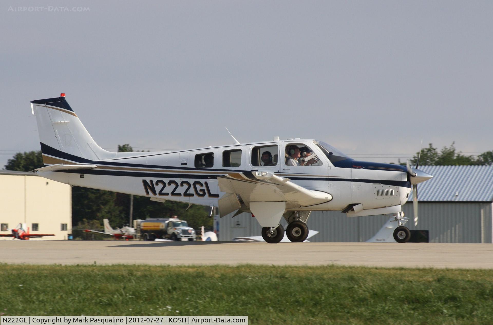N222GL, 2007 Raytheon Aircraft Company G36 C/N E-3763, Beech G36