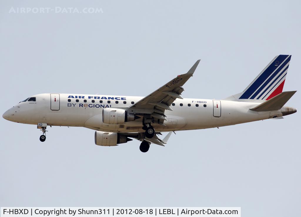 F-HBXD, 2009 Embraer 170ST (ERJ-170-100ST) C/N 17000281, Landing rwy 07L