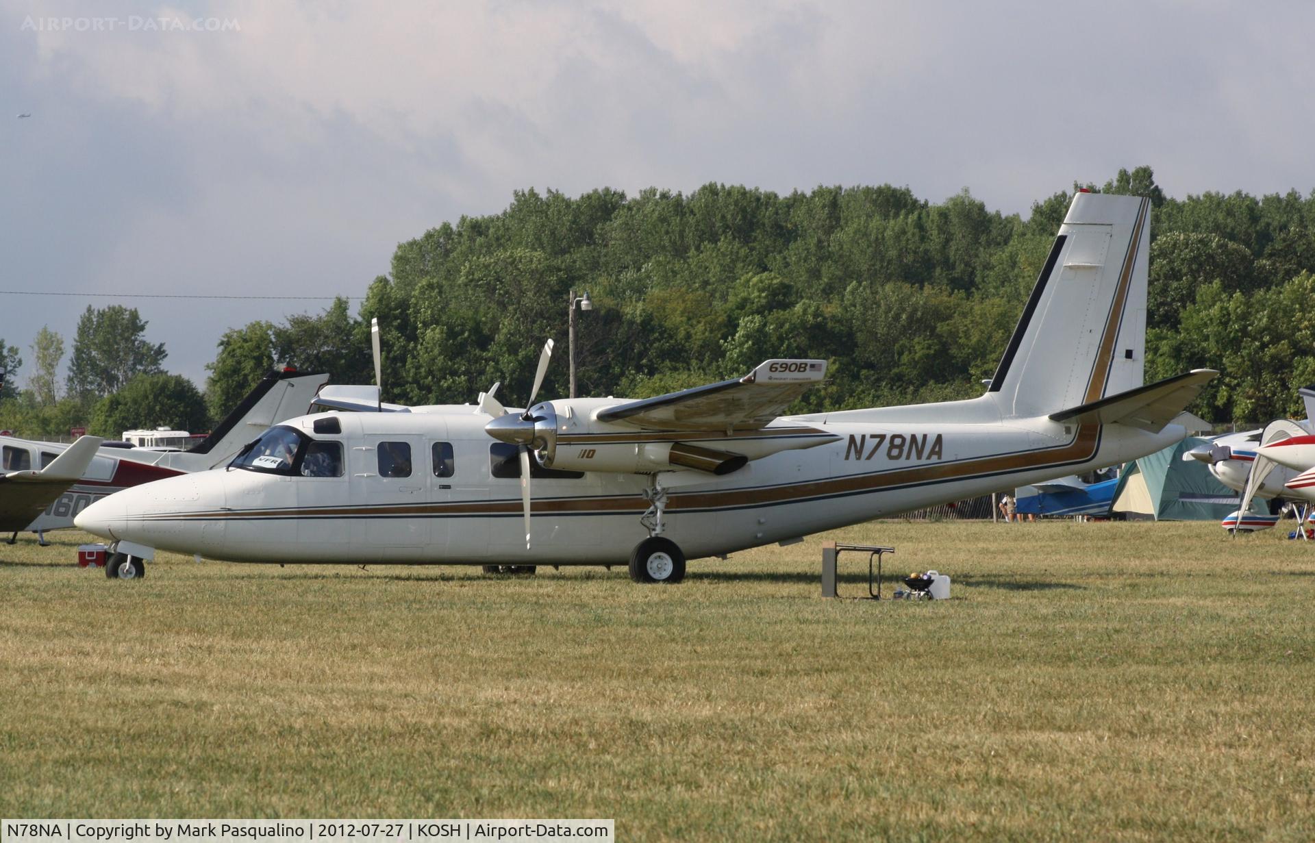 N78NA, 1977 Rockwell International 690B C/N 11401, Rockwell 690B