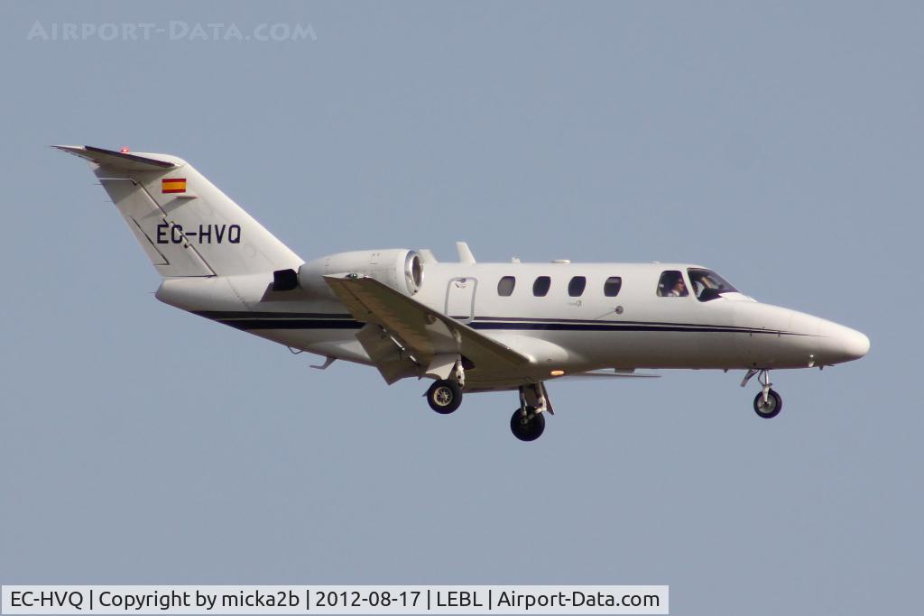 EC-HVQ, 2001 Cessna 525 Citation CJ1 C/N 525-0436, Landing