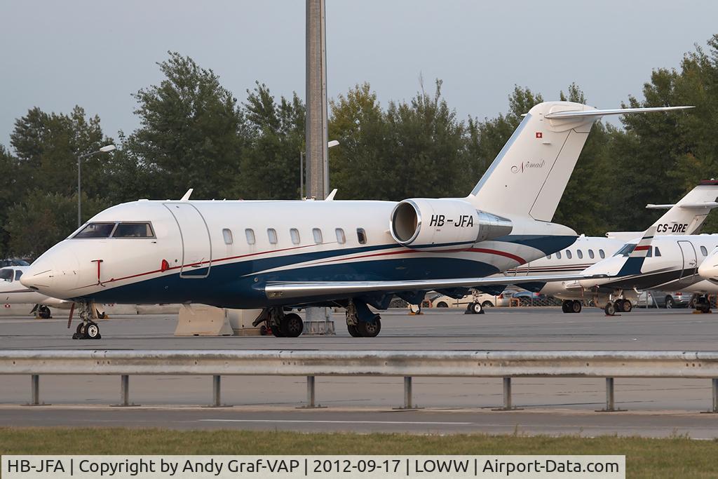 HB-JFA, 2007 Bombardier Challenger 605 (CL-600-2B16) C/N 5715, CL-605