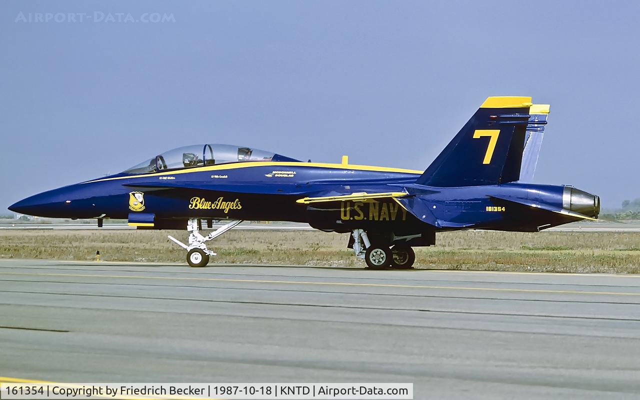 161354, McDonnell Douglas F/A-18B-5-MC C/N 22/B005, static display