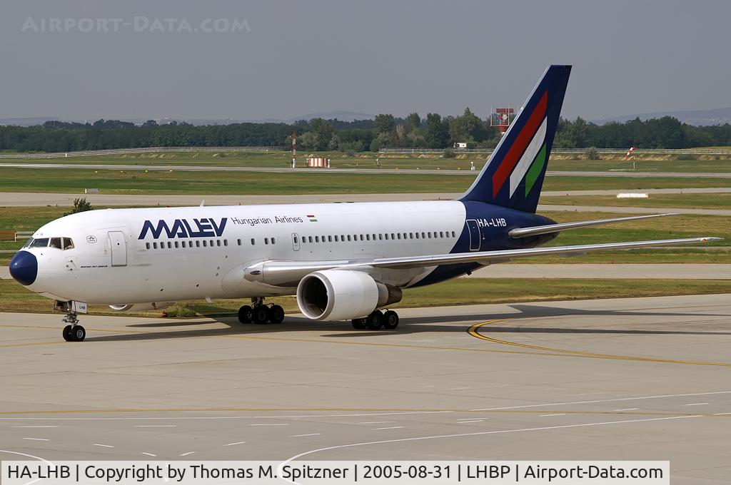 HA-LHB, 1993 Boeing 767-27G/ER C/N 27049, Malev Hungarian Airlines HA-LHB, test reg: N60668, wfu and stored BUD 2009-01