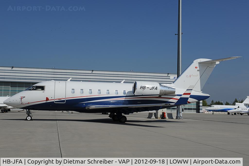 HB-JFA, 2007 Bombardier Challenger 605 (CL-600-2B16) C/N 5715, Challenger 605