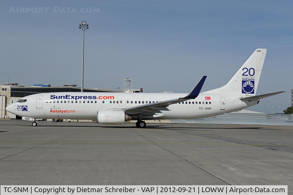 TC-SNM, 2005 Boeing 737-8BK C/N 33023, Sunexpress Boeing 737-800