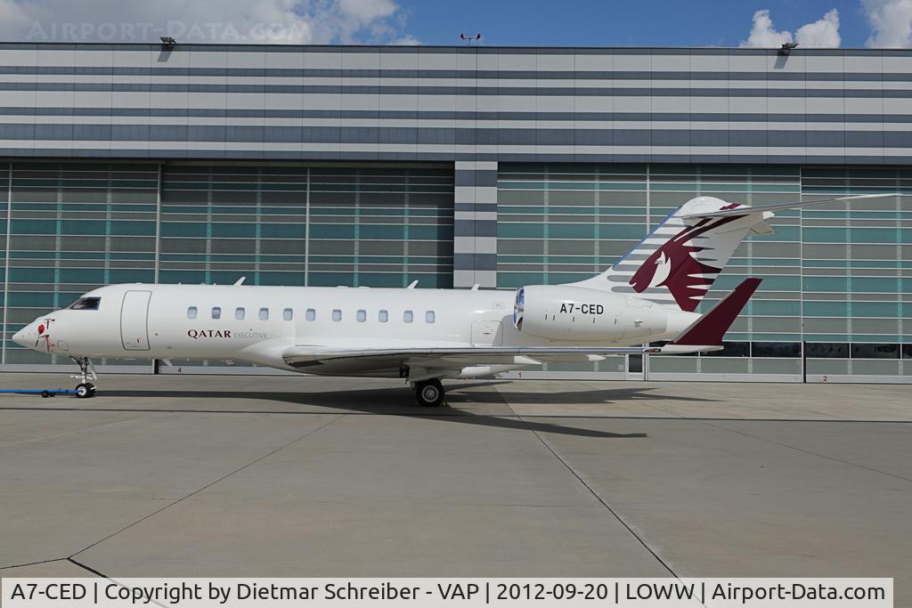 A7-CED, 2009 Bombardier BD-700-1A11 Global 5000 C/N 9370, Qatar Globalexpress 5000