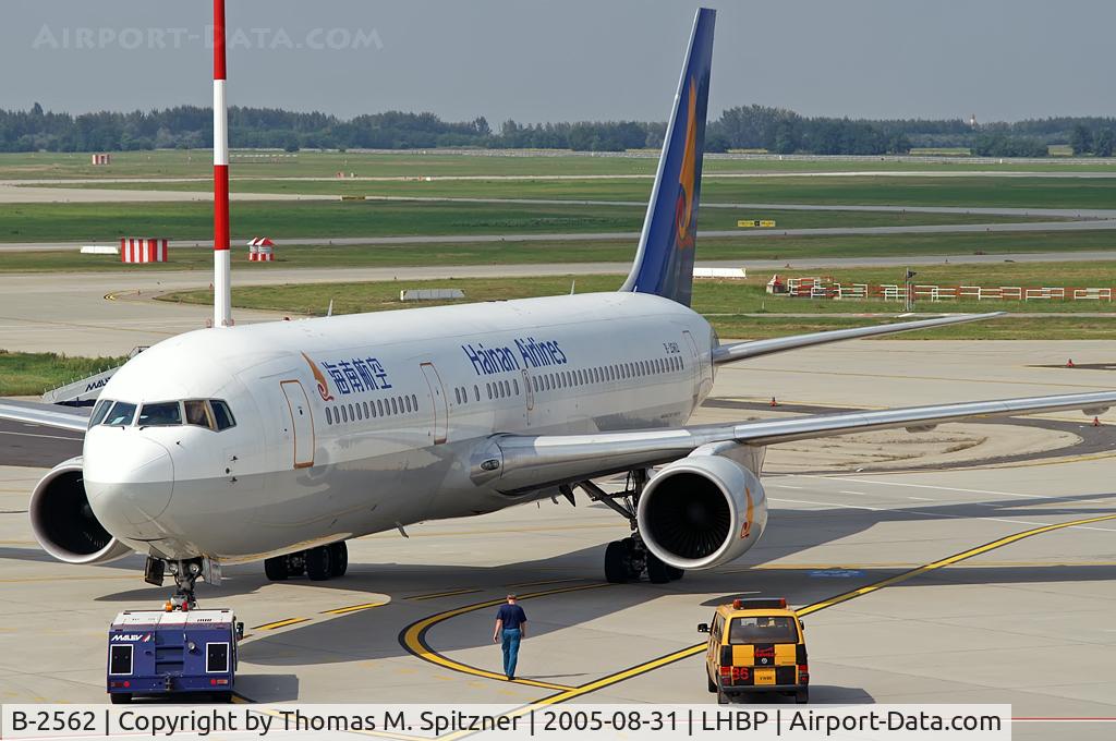 B-2562, 2000 Boeing 767-3BG/ER C/N 30566, Hainan Airlines B-2561; ex Sobelair OO-SLS; nowadays in service as ET-AMG with Ethiopian Airlines