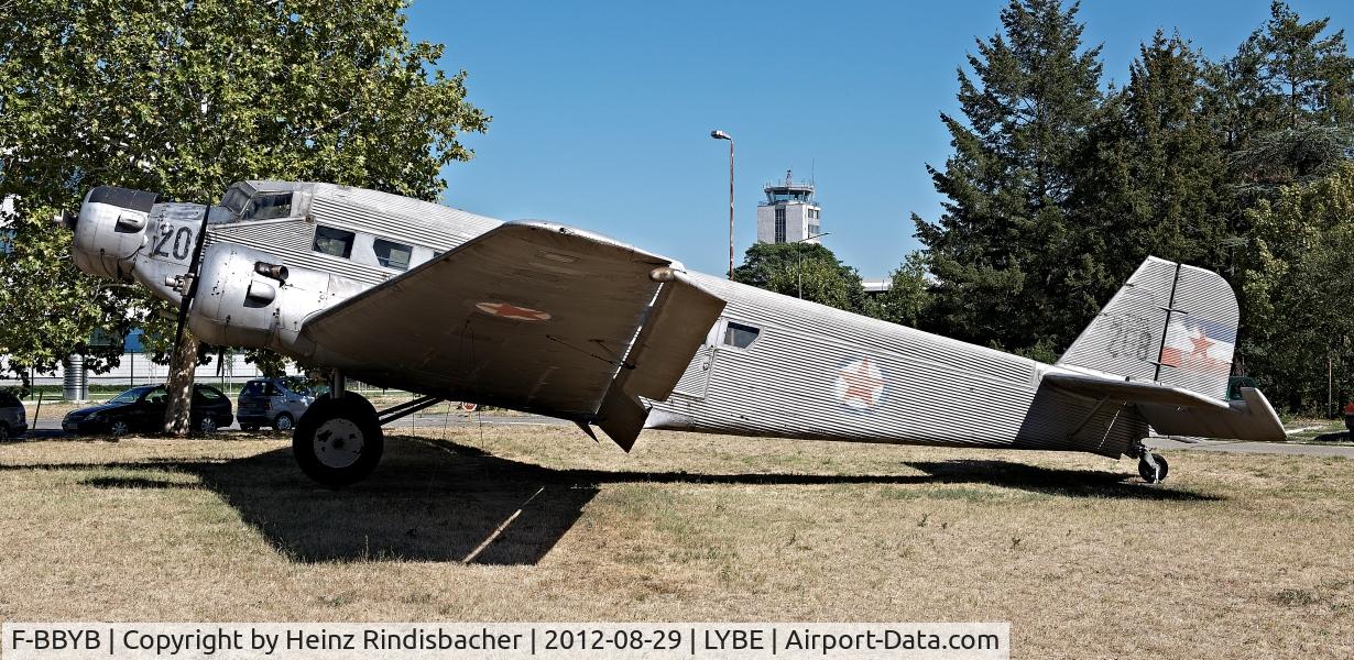 F-BBYB, Junkers (AAC) AAC-1 Toucan (Ju-52) C/N 222, Seen at the mueseum of the Serbian Air Force Belgrad.