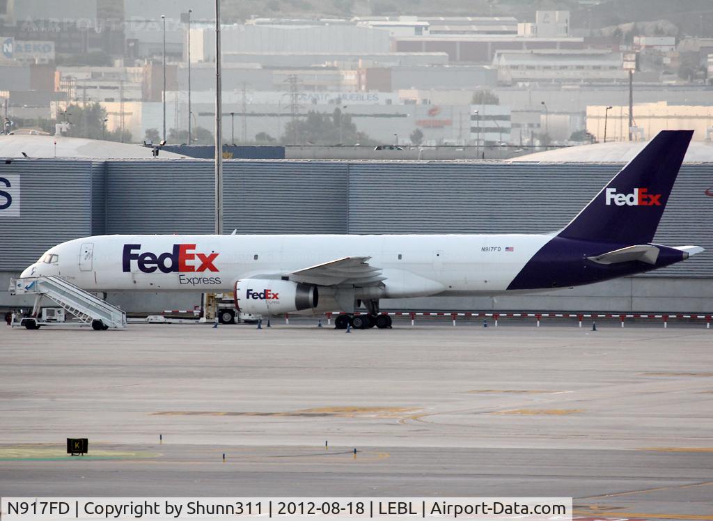 N917FD, 1989 Boeing 757-23A C/N 24291, Parked at the Cargo apron