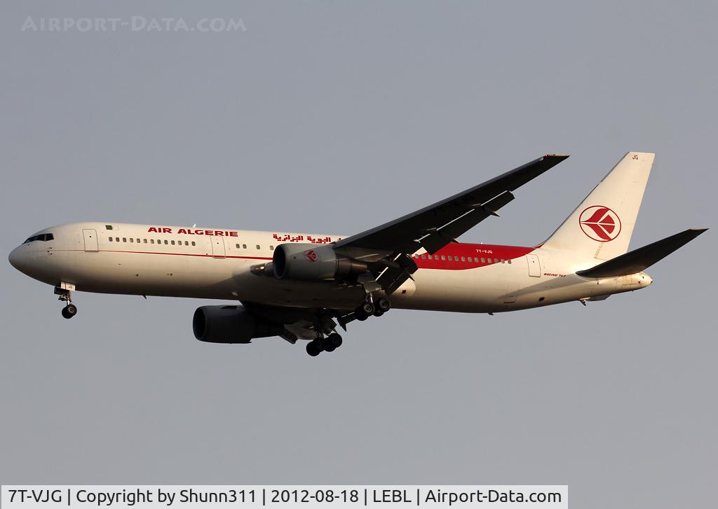 7T-VJG, 1990 Boeing 767-3D6/ER C/N 24766, Landing rwy 07L