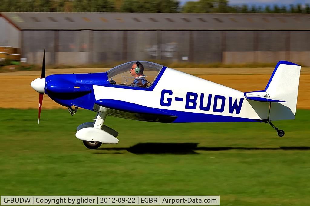 G-BUDW, 1992 Brugger MB-2 Colibri C/N PFA 043-10644, Hot landing!