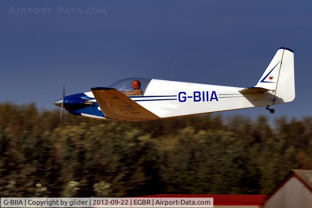 G-BIIA, 1965 Alpavia Fournier RF-3 C/N 51, Chris doing his thing!
