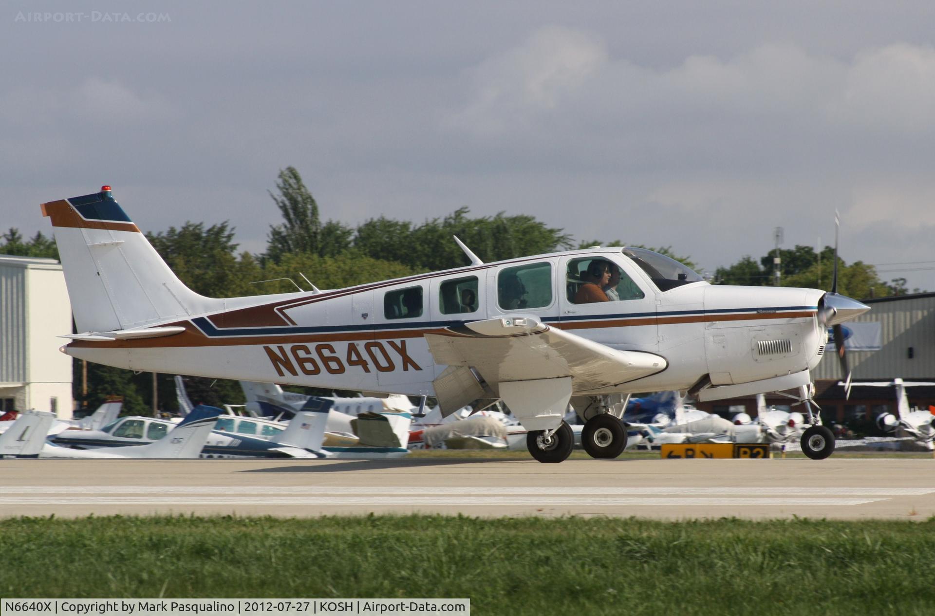 N6640X, 1979 Beech A36 Bonanza 36 C/N E-1532, Beech A36
