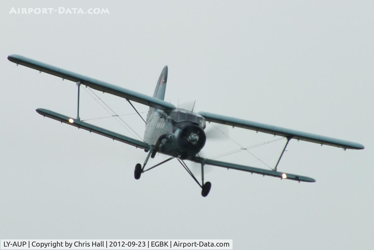 LY-AUP, 1984 Antonov An-2R C/N 1G206-49, at Sywell Aerodrome