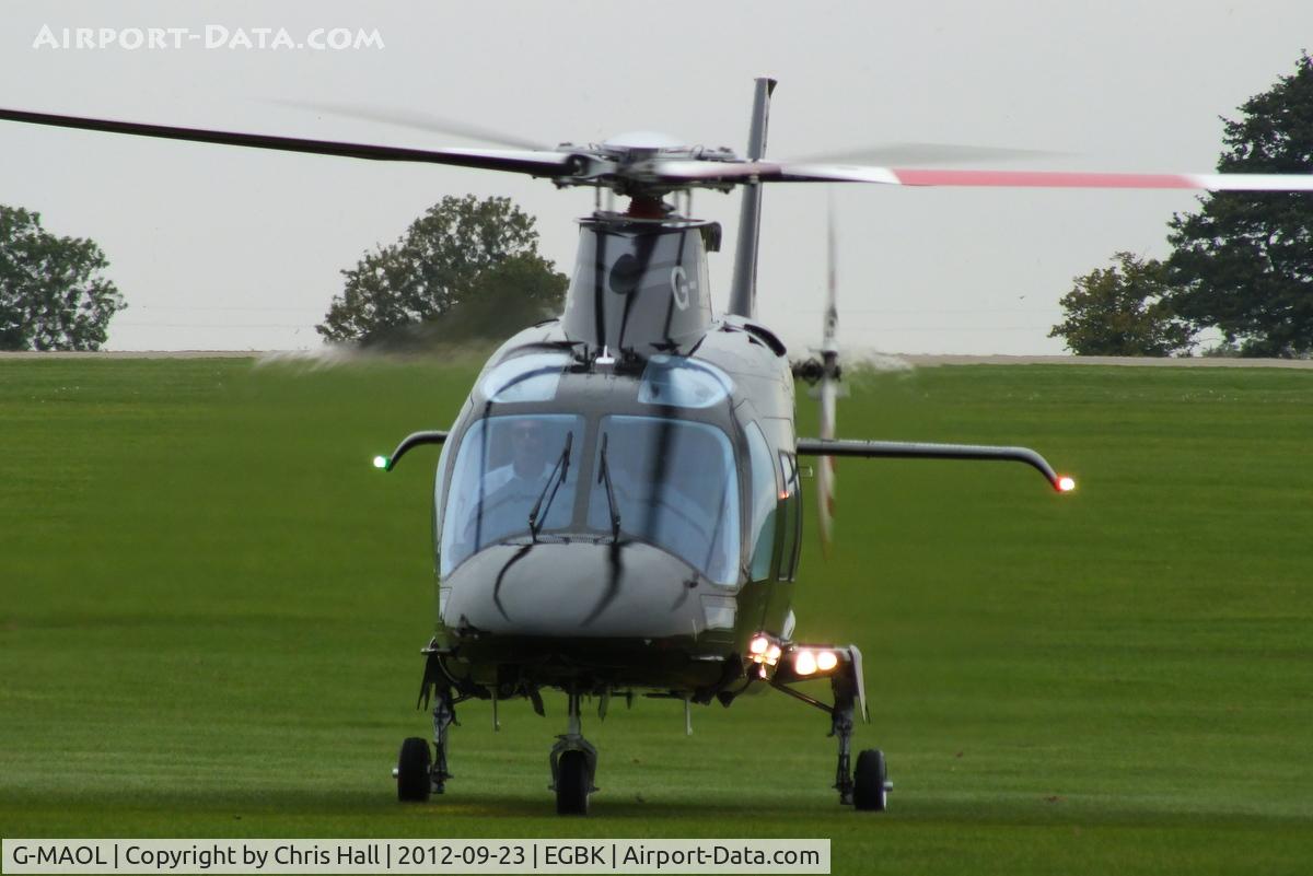 G-MAOL, 2012 AgustaWestland AW-109SP Grand New C/N 22271, at Sywell Aerodrome