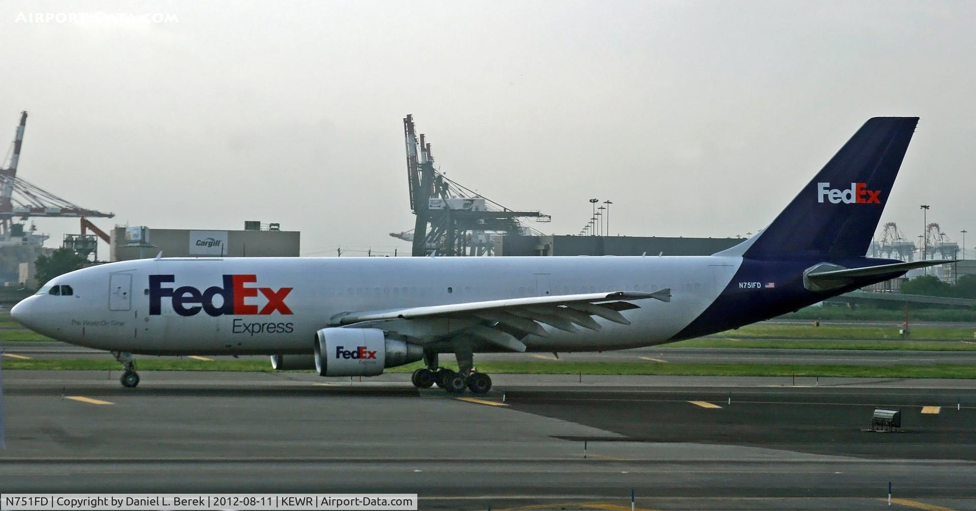 N751FD, Airbus A300B4-622R C/N 625, Originally ordered by Garuda, this aircraft also flew for China Airlines and Saudi Arabian before being converted to a freighter.  She certainly has been around a bit.