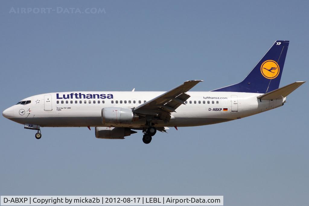D-ABXP, 1988 Boeing 737-330 C/N 23874, Landing