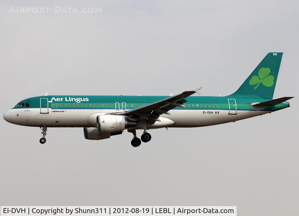 EI-DVH, 2007 Airbus A320-214 C/N 3345, Landing rwy 25R