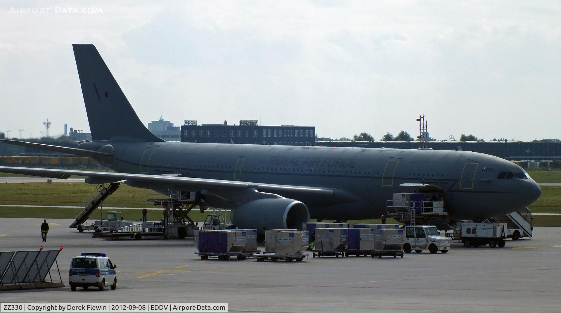 ZZ330, 2009 Airbus KC2 Voyager (A330-243MRTT) C/N 1046, New RAF Voyager KC2 seen at EDDV.