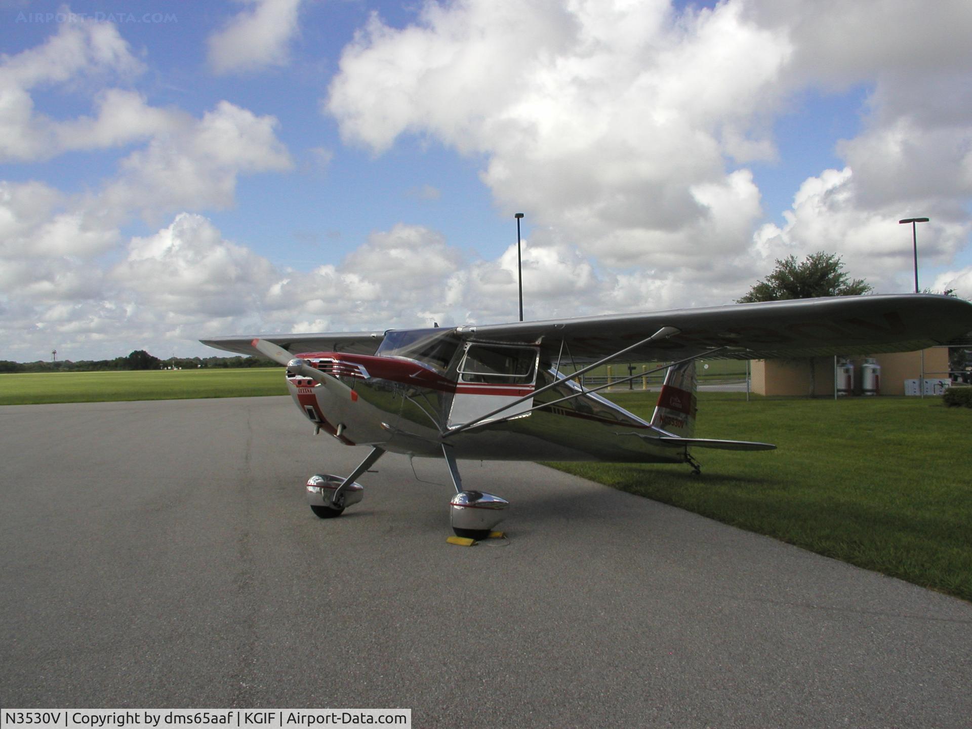 N3530V, 1948 Cessna 140 C/N 14799, Very clean