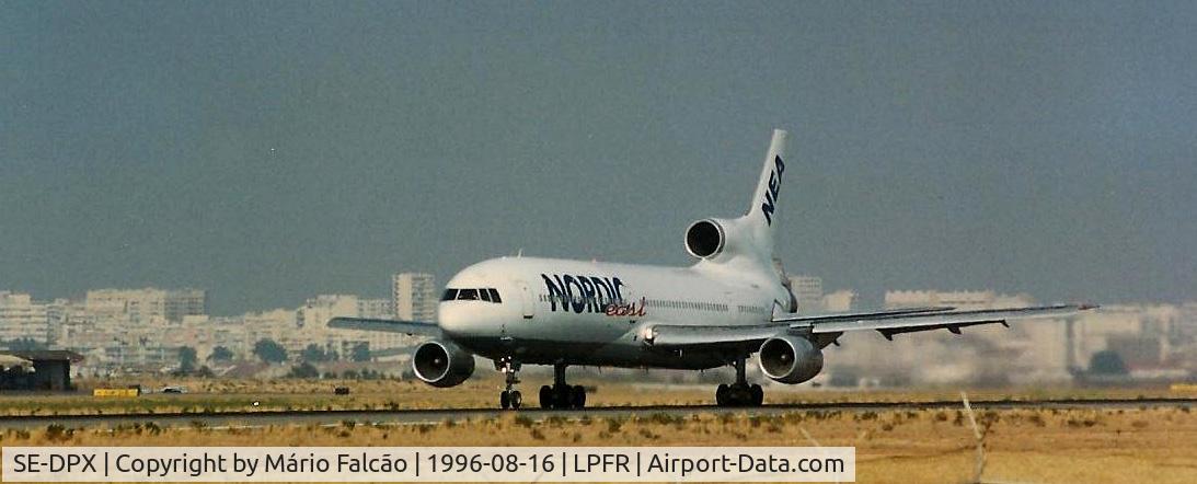 SE-DPX, 1974 Lockheed L-1011-385-1-15 TriStar 100 C/N 193B-1091, 1996.08.16., FARO - Portugal