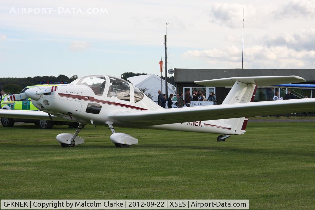 G-KNEK, 1986 Grob G-109B C/N 6437, Grob G-109B, Great North Fly-In, Eshott Airfield UK, September 2012.