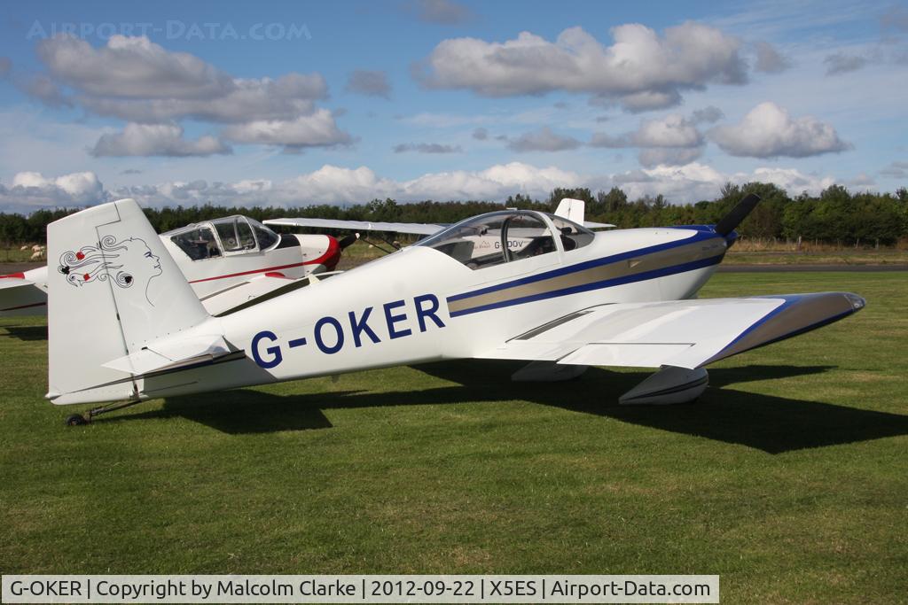 G-OKER, 2004 Vans RV-7 C/N PFA 323-14233, Vans RV-7, Great North Fly-In, Eshott Airfield UK, September 2012.