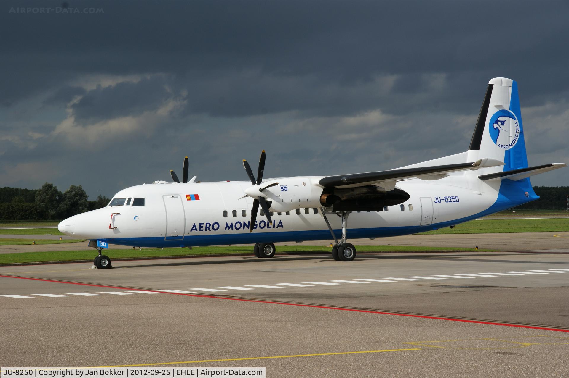 JU-8250, 1991 Fokker 50 C/N 20210, Lelystad Airport