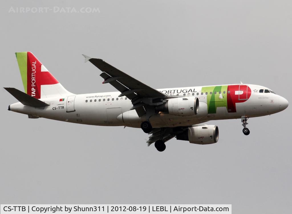 CS-TTB, 1997 Airbus A319-111 C/N 755, Landing rwy 07L