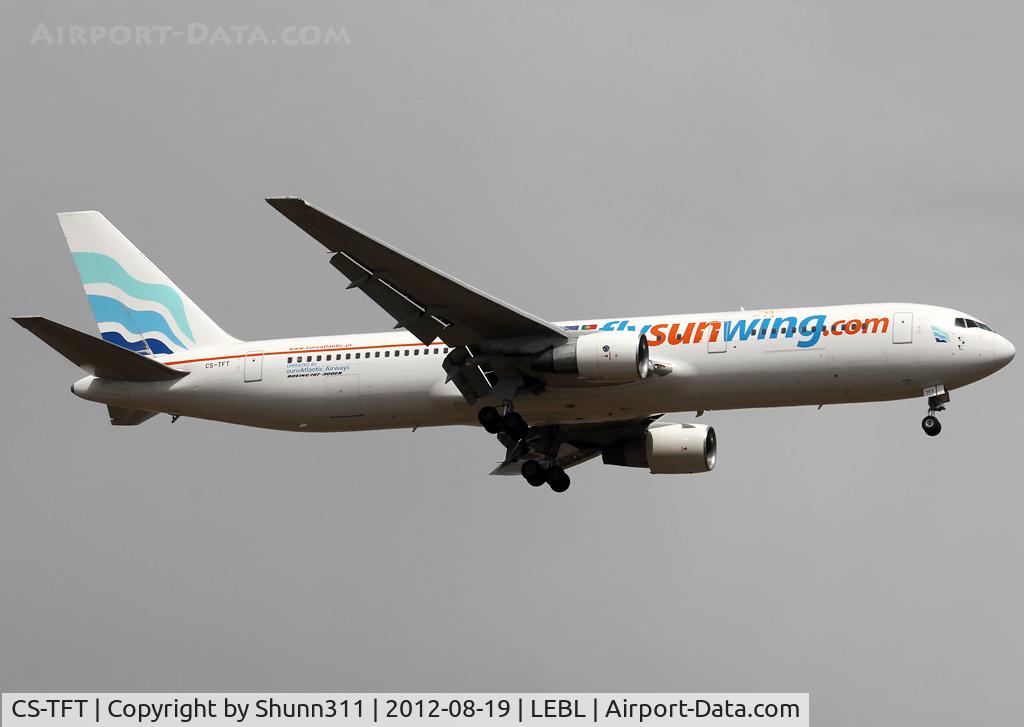 CS-TFT, 1993 Boeing 767-3Y0/ER C/N 26208, Landing rwy 07L