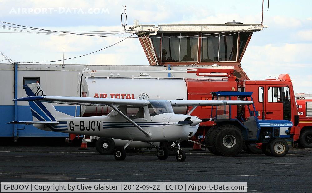 G-BJOV, 1970 Reims F150K C/N 0558, Ex: PH-VSD > G-BJOV - Originally owned to and Trading as, Falcon Flying Services in February 1982 and currently owned to a Trustee of, G-BJOV Flying Group since June 2008.