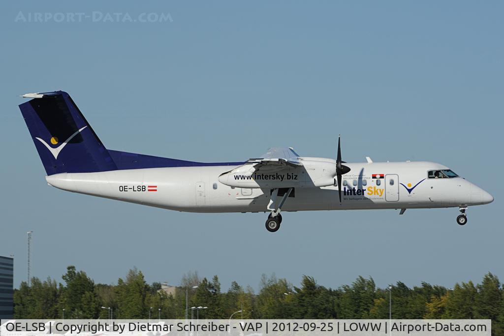OE-LSB, 1998 De Havilland Canada DHC-8-314Q Dash 8 C/N 525, Intersky Dash 8-300