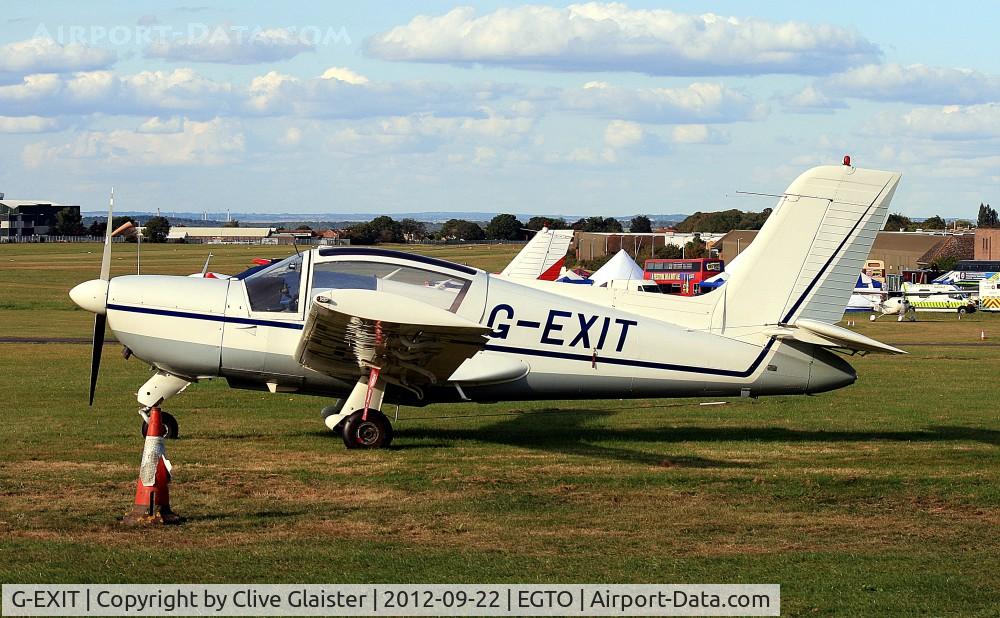 G-EXIT, 1977 Socata MS-893E Rallye 180GT Gaillard C/N 12979, Ex: F-GARX > G-EXIT - Originally owned to, G-EXIT Ltd in September 1978 and currently with a Trustee of, G-EXIT Group in March 2005.