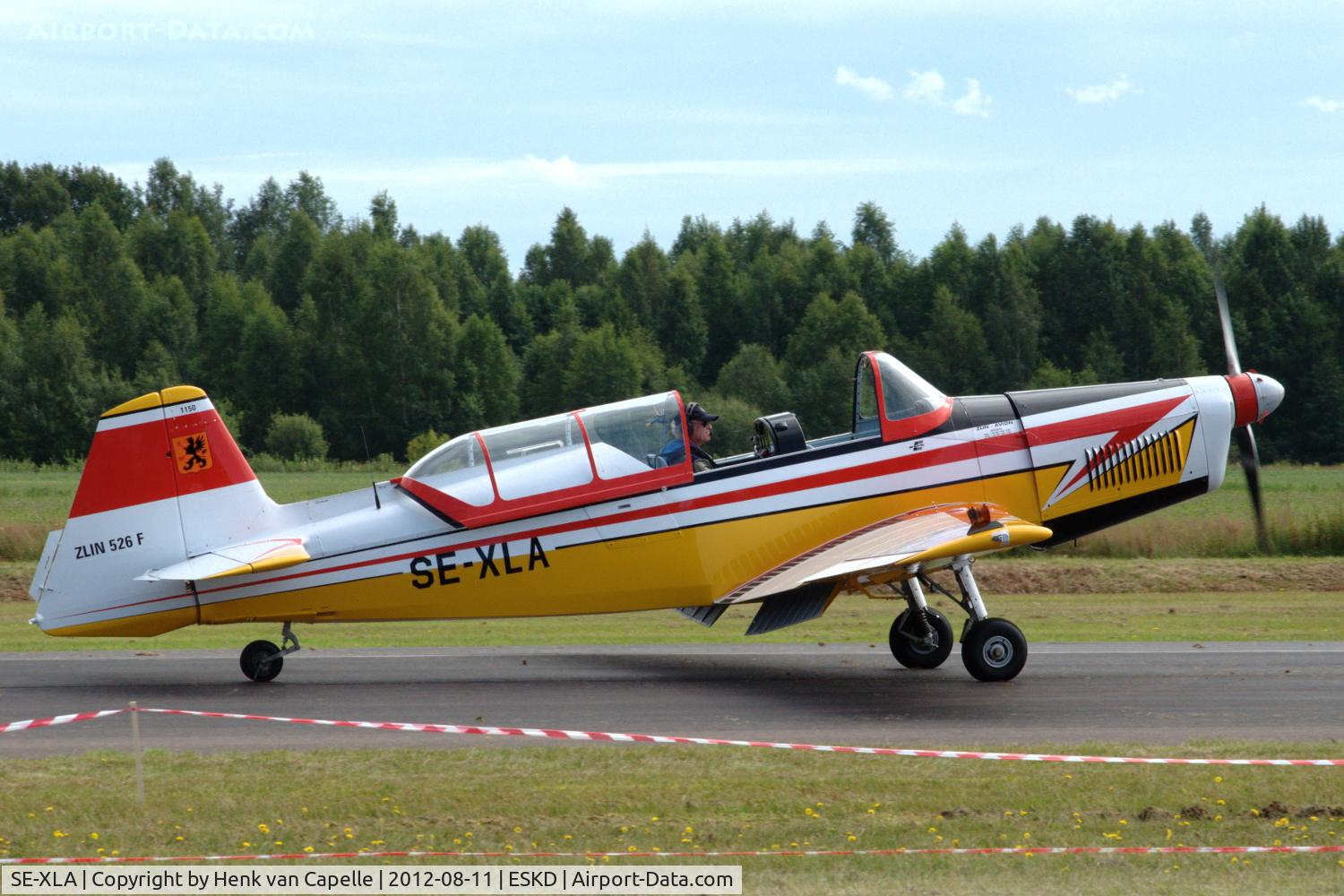SE-XLA, 1970 Zlin Z-526F Trener Master C/N 1150-767, Zlin Z-526F taxying at Dala-Järna airfield, Sweden.
