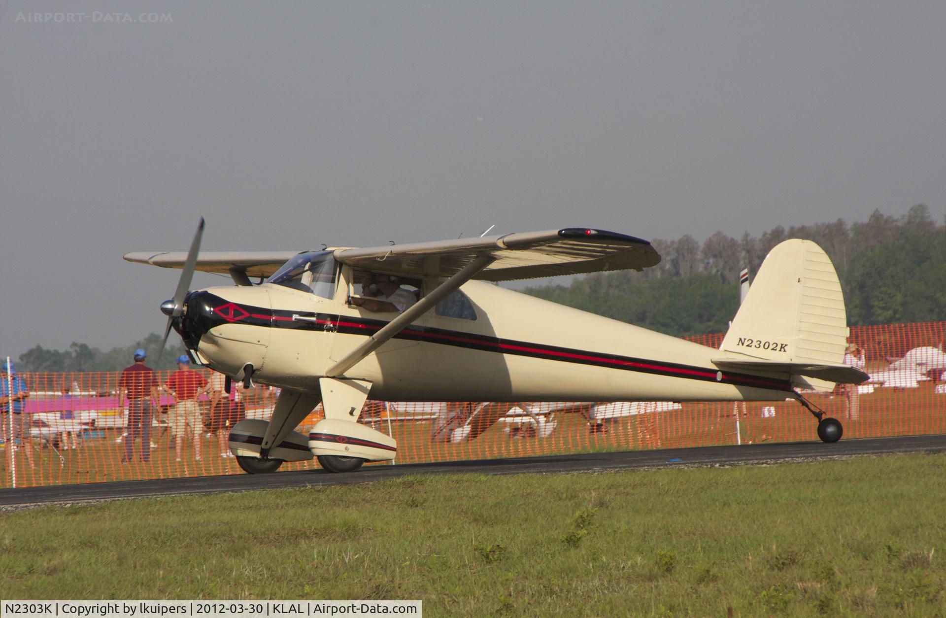 N2303K, 1947 Luscombe 8E Silvaire C/N 5030, At Sun n Fun 2012