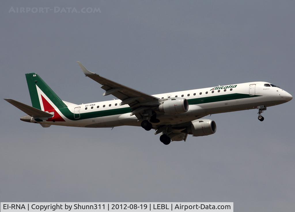 EI-RNA, 2011 Embraer 190LR (ERJ-190-100LR) C/N 19000470, Landing rwy 07L