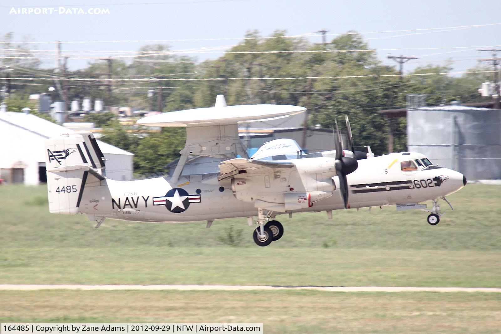 164485, Northrop Grumman E-2C Hawkeye C/N A151, Landing at NAS Fort Worth