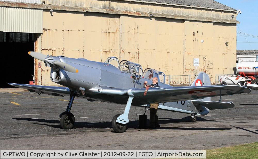 G-PTWO, 1946 Pilatus P2-05 C/N 600-30, Ex: Swiss AF A-110 > Swiss AF U-110 > G-PTWO - Originally owned into private hands in February 1981.