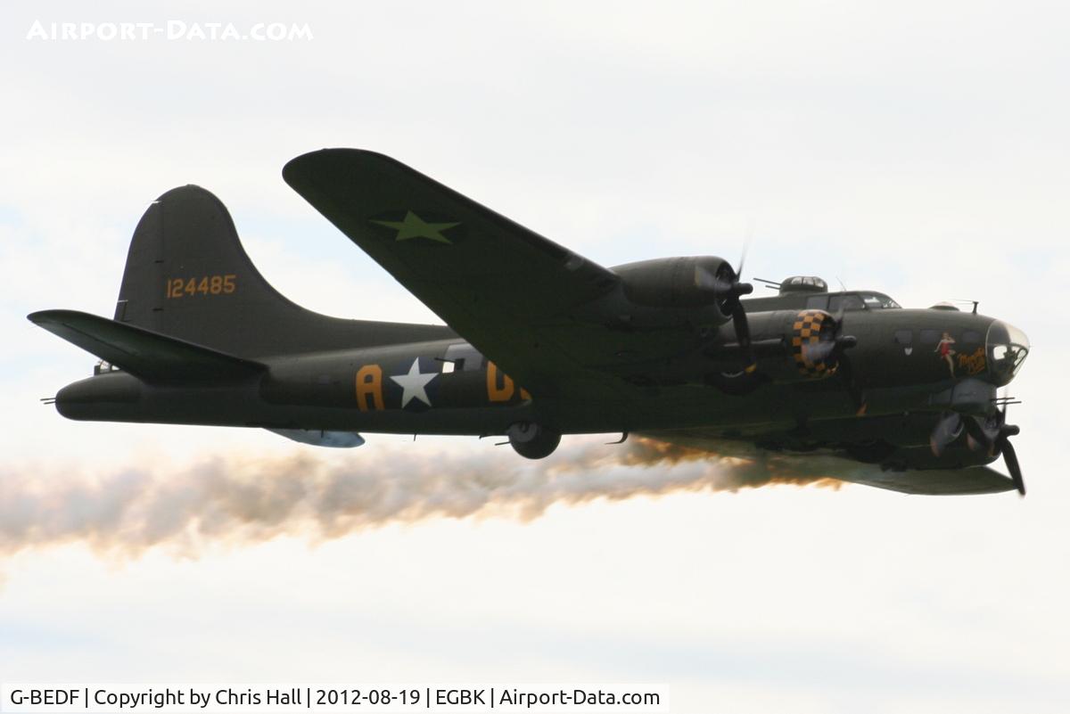G-BEDF, 1944 Boeing B-17G Flying Fortress C/N 8693, at the 2012 Sywell Airshow