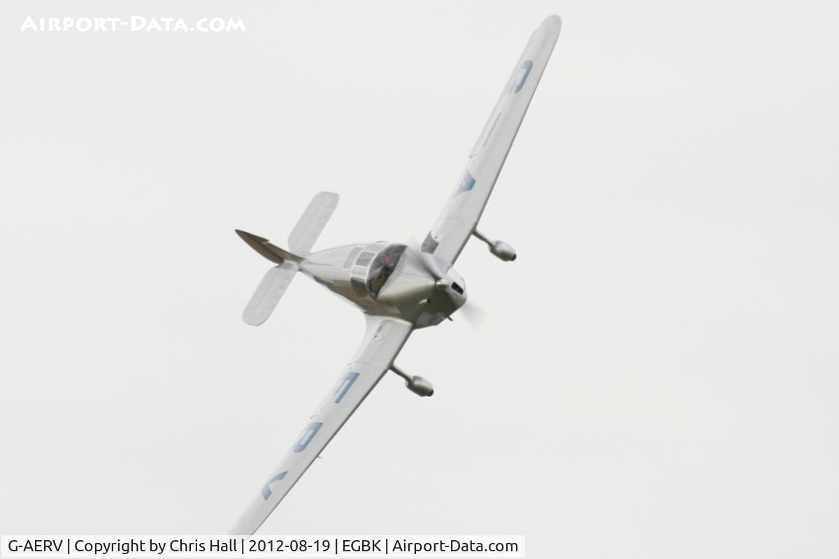 G-AERV, 1936 Miles M11A Whitney Straight C/N 307, at the 2012 Sywell Airshow